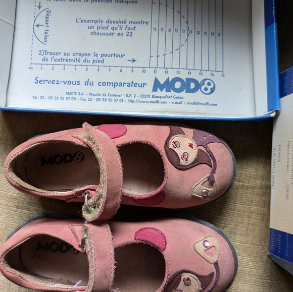 Girls Mod 8 made in France vintage Mary Jane's size 25 8 - Picture 2 of 4